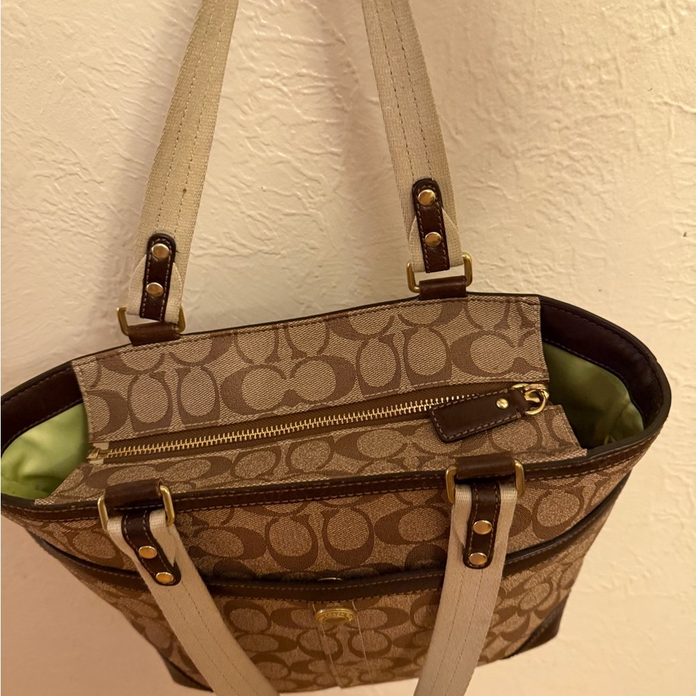 Coach Signature Tote - Picture 9 of 12